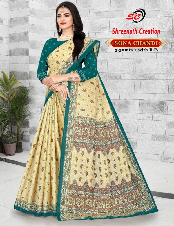 Sc Sona Chandi – Cotton Saree